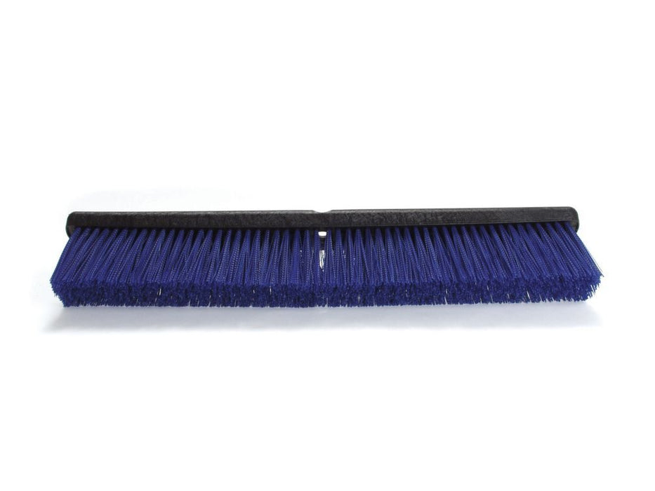 Malish 18" Blue Polypropylene Crimped Heavy-duty Floor Sweeper