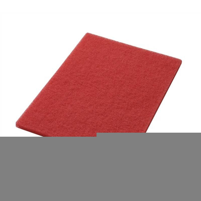 Americo 12" x 18" Red Buffing Floor Pads (Pack of 5)