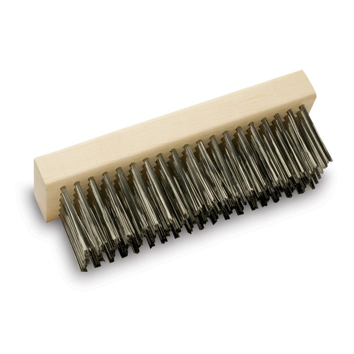 Malish 6-Rows Stainless Steel Wire Brush (Pack of 12)