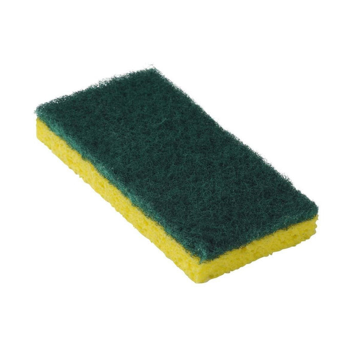 Americo Scouring Sponges 745 - Yellow Sponge/Green Pad  - 2.7" x 4.5" x 0.6" (Pack of 40)