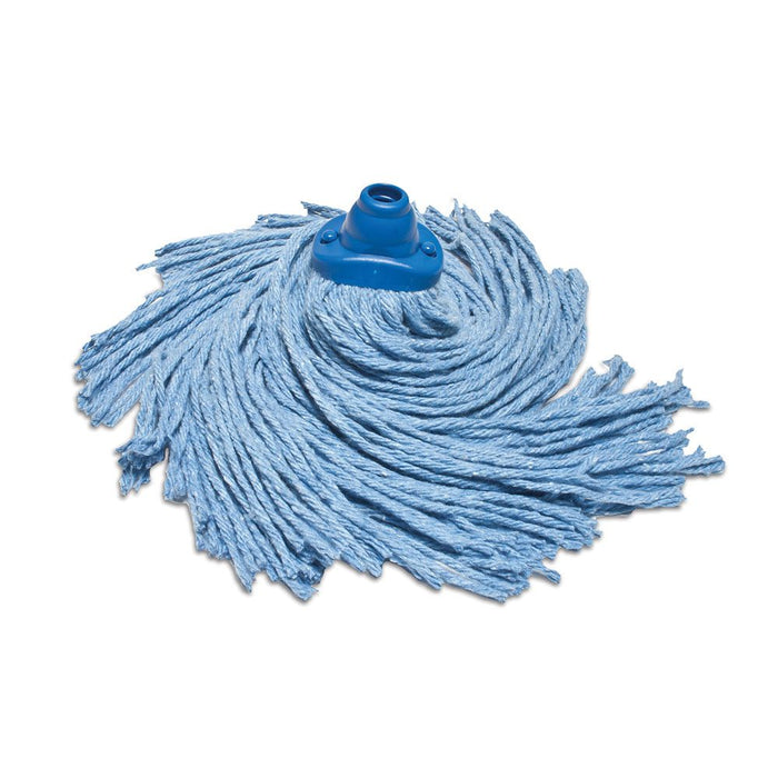 Malish 18 oz Blue Antibacterial Rayon Mop with Adapter (Pack of 24)