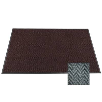 Americo Chevron Blue Gray Floor Mat - 4' x 8'