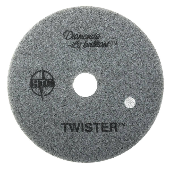 Americo Twister White Floor Pads  - 21" (Pack of 2)
