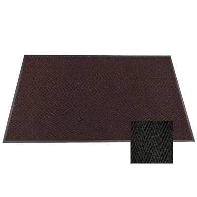 Americo Chevron Charcoal Floor Mat - 4' x 10'