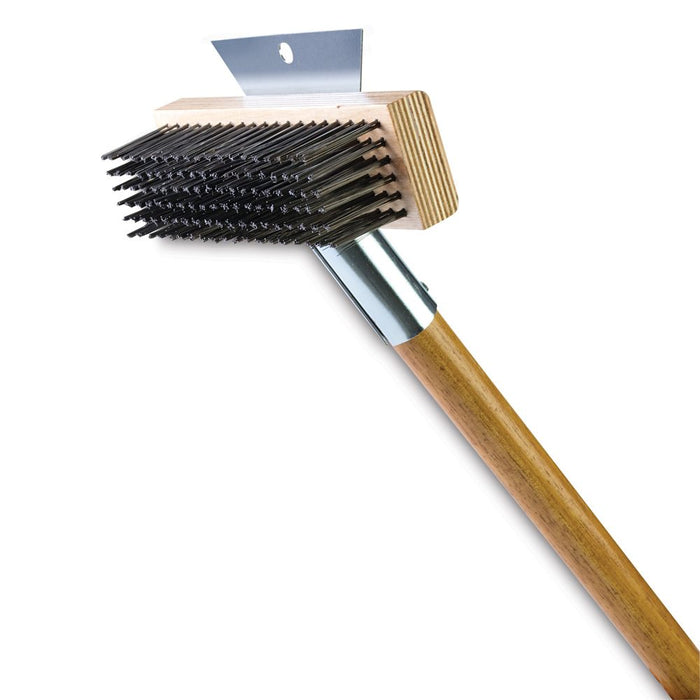 Malish Plywood Carbon Steel Grill Brush (Pack of 8)