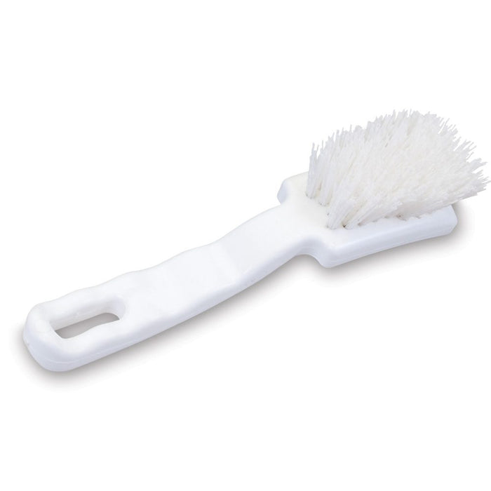 Malish 7" White Crimped Poly Small Machine Brush (Pack of 6)