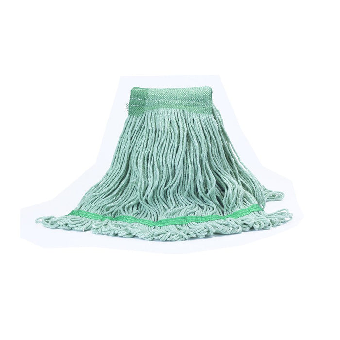Malish 16 oz Green Looped-End Mop (Pack of 12)