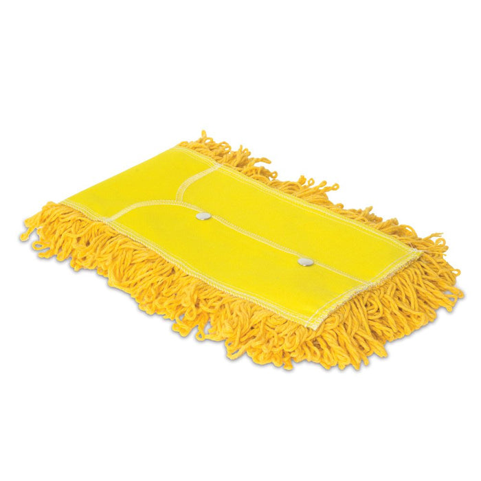 Malish 24" Yellow Pro-Color Dust Mop (Pack of 12)