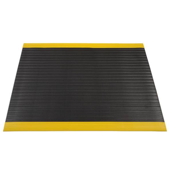 Americo Eversafe Anti-fatigue Ribbed Black Floor Mat - 4' x 60'