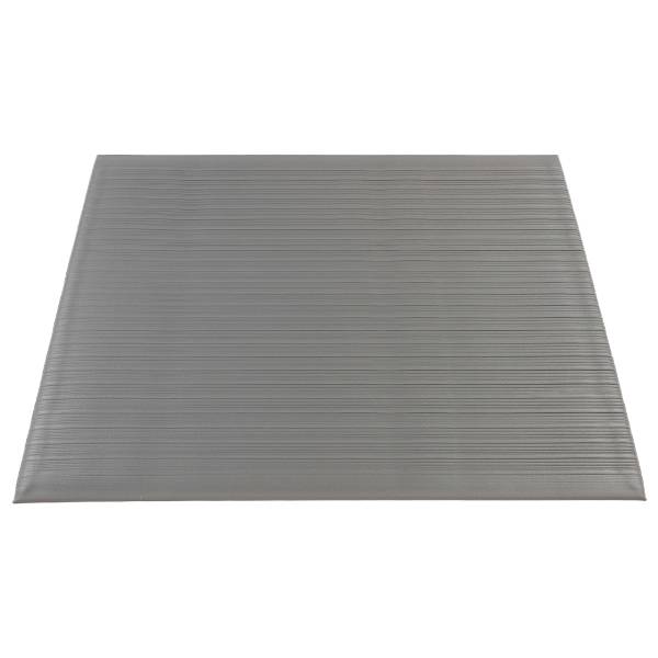 Americo Eversoft Anti-fatigue Ribbed Gray Floor Mat - 4' x 8'