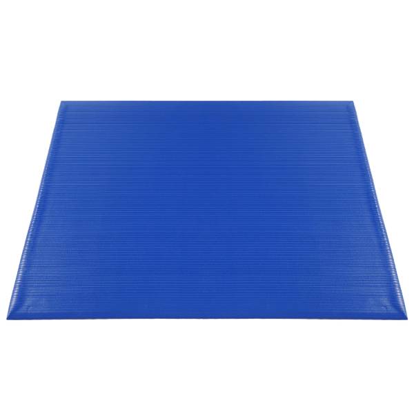 Americo Everwear Anti-fatigue Ribbed Blue Floor Mat - 4' x 6'