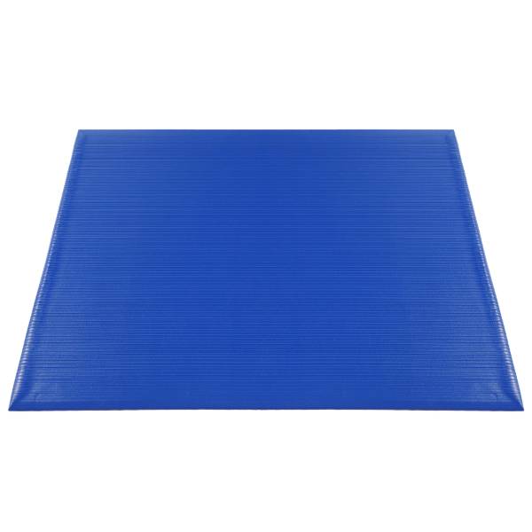 Americo Everwear Anti-fatigue Ribbed Blue Floor Mat - 4' x 8'