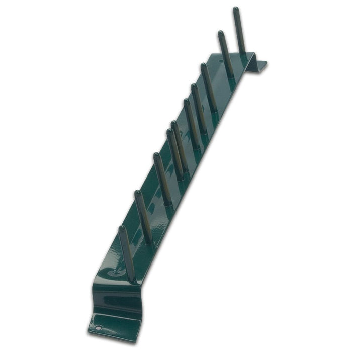 Malish Green Multi-purpose Brush Rack with Mounting Hardware