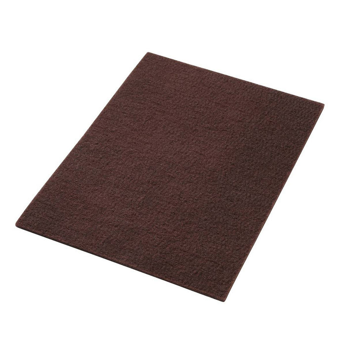 Americo 14" x 28" Maroon Conditioning/Stripping Thin Line Floor Pads (Pack of 10)