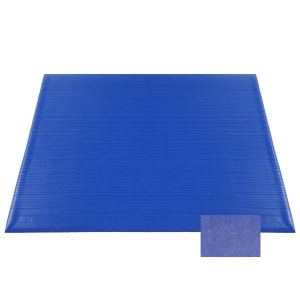 Americo Everwear Anti-fatigue Ribbed Blue Floor Mat - 4' x 60'