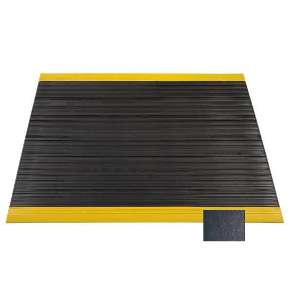 Americo Eversafe Anti-fatigue Pebble Black Floor Mat - 3' x 6'