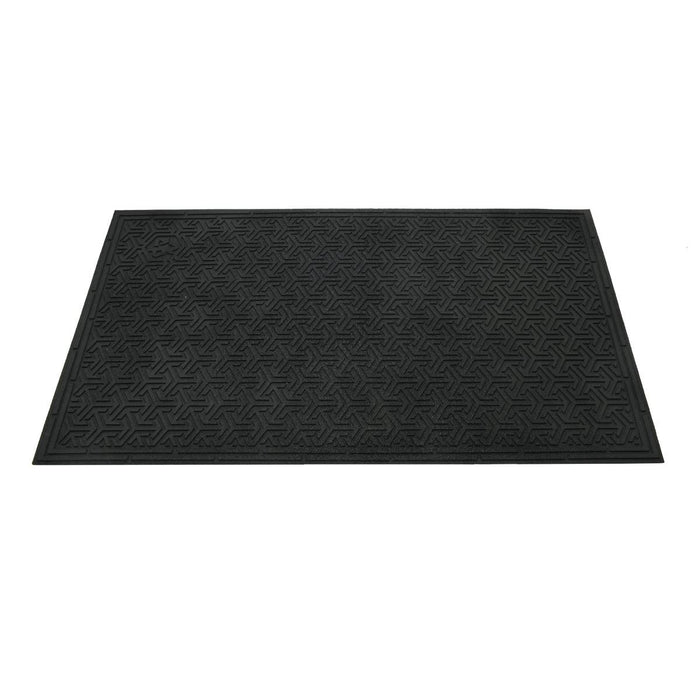 Americo Dirt Stopper Rubber Black Floor Mat - 3' x 6'