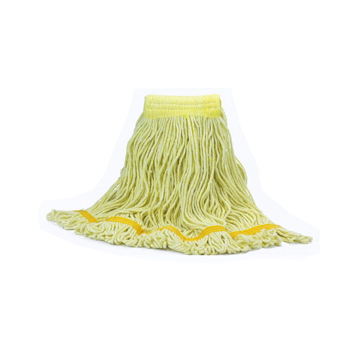 Malish 24 oz Yellow Looped-End Mop (Pack of 12)