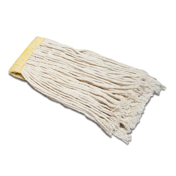 Malish 18 oz Cut-End Blend Mop with Yellow Band (Pack of 24)